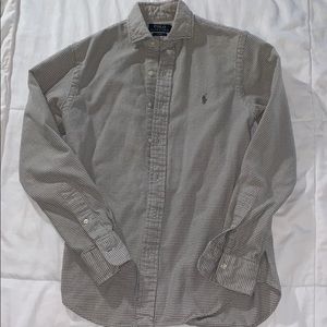 Men’s Small Ralph Lauren Houndstooth Button-Down